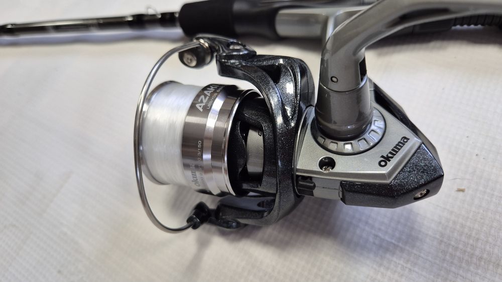 Okuma zestaw spiningowy 195 cm, kołowrotek  Azaki