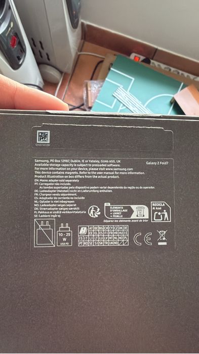 Samsung ZFold7 + capa oficial - NOVO