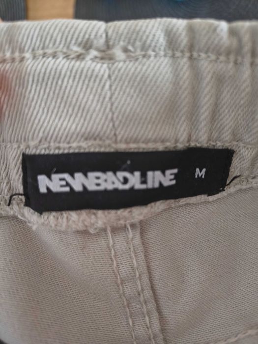 Spodnie męskie "Spodnie Jeans Jogger New Bad Line Cargo" Szare