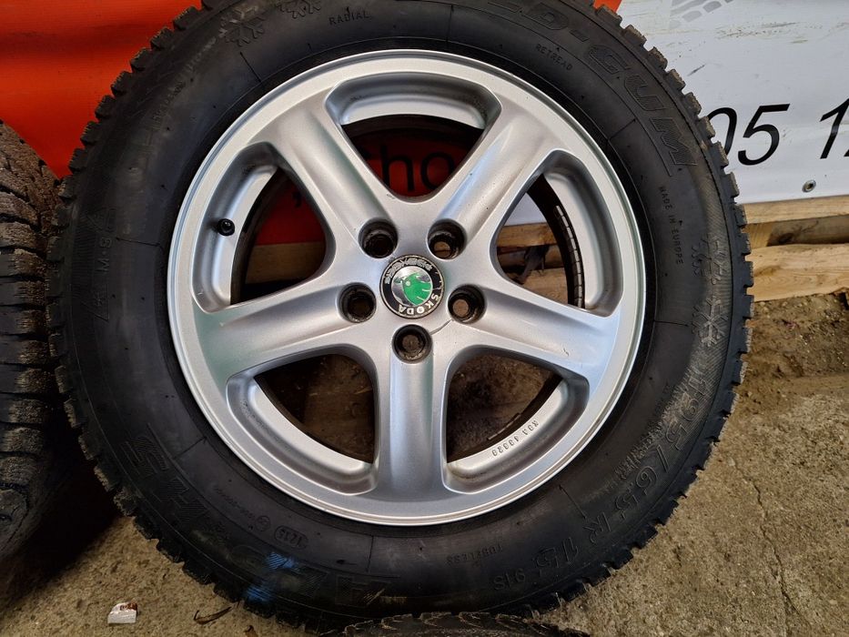 Alufelgi 5x100 15 ET38 SKODA Octavia Fabia Rapid Scala Kamiq koła