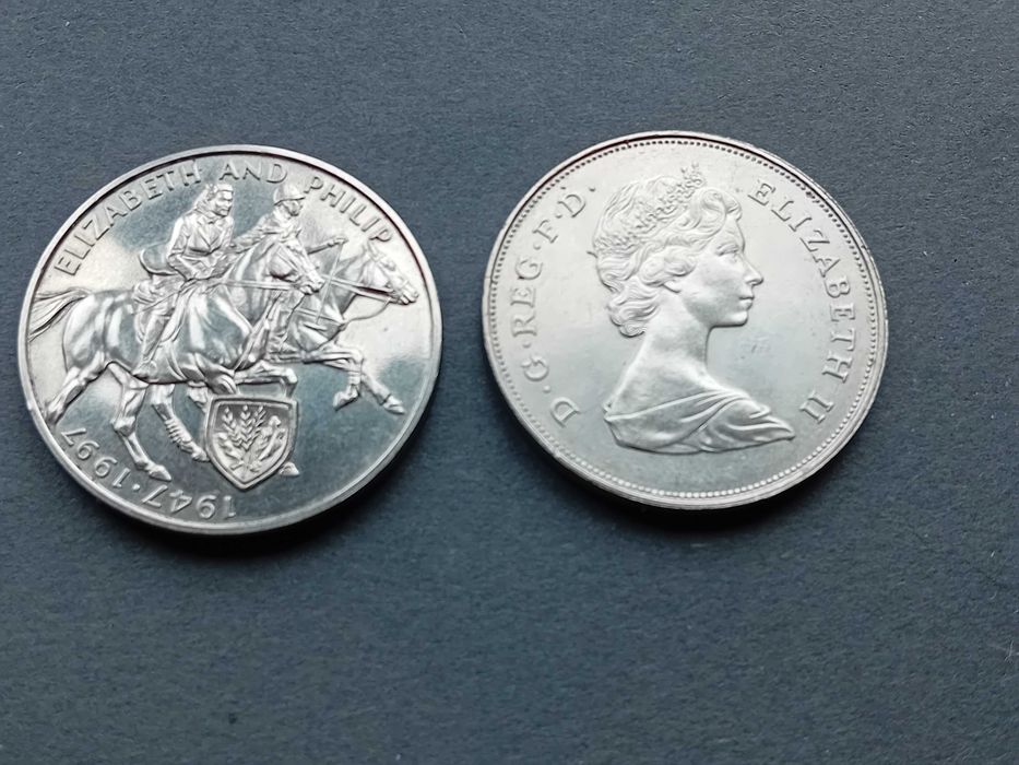 2000 shillings 1947/1997 Elizabeth/Philip e Principe Gales/Lady Diana