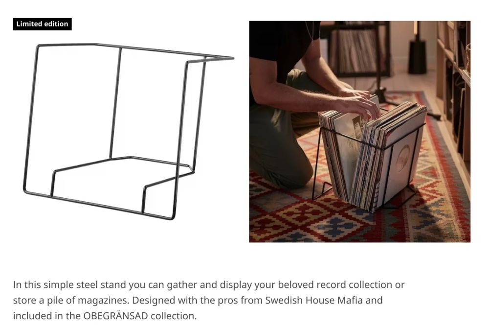 OBEGRÄNSAD record stand
