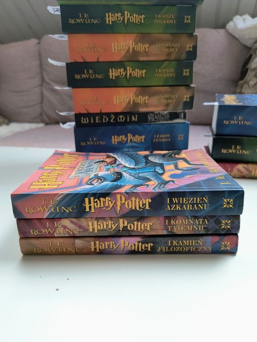 #693 Harry Potter zestaw 1-3 stare wydanie
