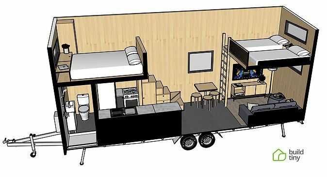 Tiny House com Rodas  Fabrica