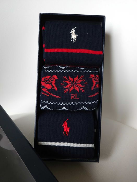 Подарунковий набір чоловічих шкарпеток polo ralph lauren оригінал