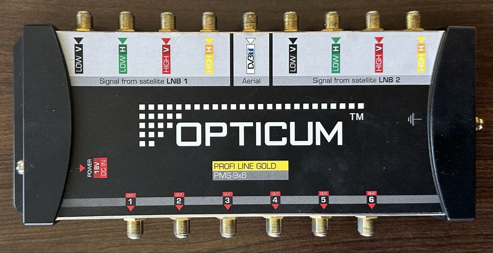 multiswitch satelitarny Opticum PMS-9x6