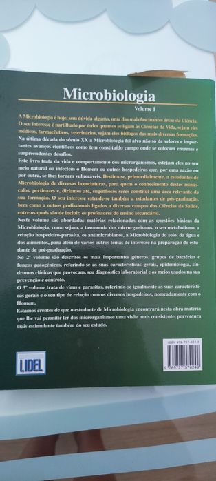 Microbiologia volume 1.