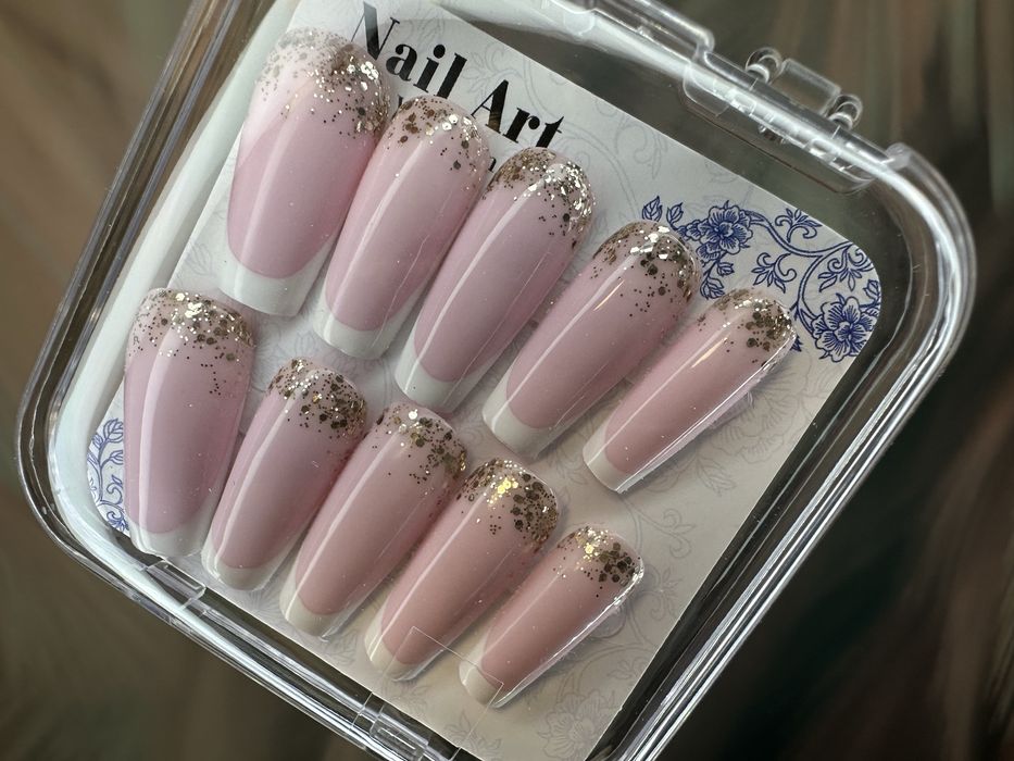 Recznie zdobione Tipsy Press On