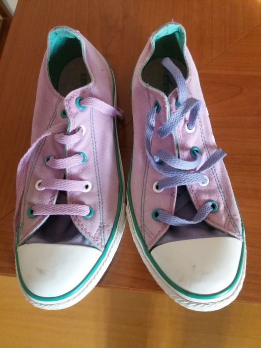 Original Converse All Star Girls' Sneakers in Pink, Size 36