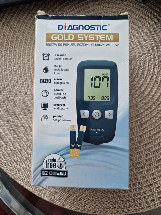 Glukometr diagnostic Gold System