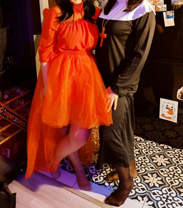 Przebranie strój zestaw Beetlejuice Lydia Deetz Sok z Żuka L/XL 40-42