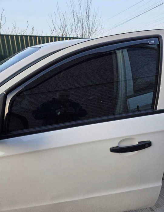 Передні вставні вітровики Chevrolet Aveo T250 / Lacetti Нові RACING ЦІНА ЗА 2 ШТ