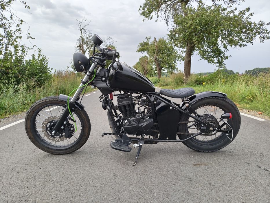 Junak m12 vintage 125 custom bobber hardtail chopper okazja