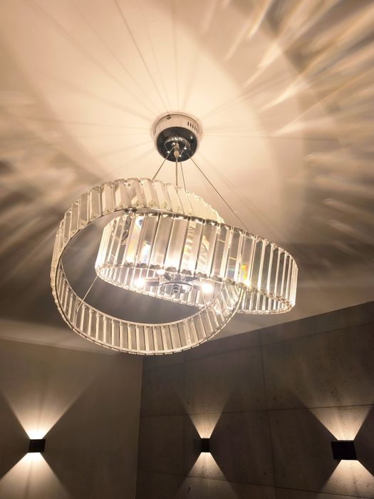Lampa Crytal Light Orbix Ring - kryształowa piękna nowoczesna