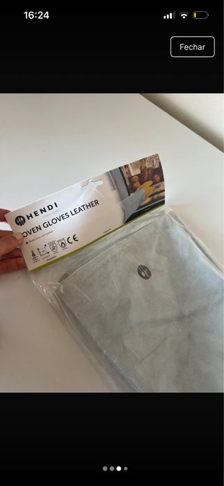 Luvas de Forno HENDI em Pele/Couro – Novas