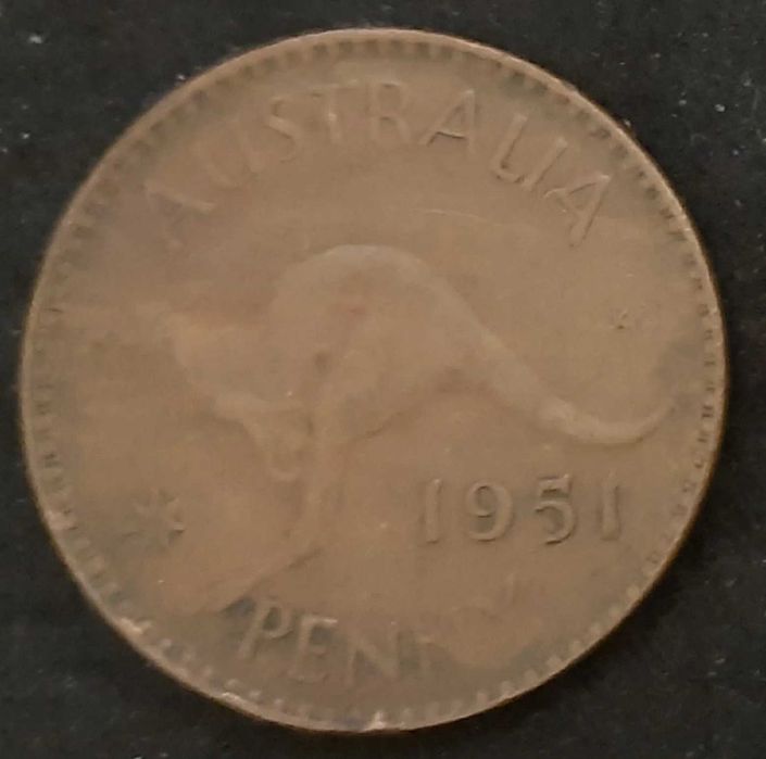 MOEDAS Austrália PENNY - 1951 e 1952