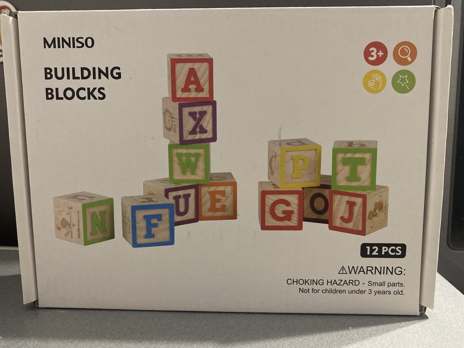 Деревʼяні кубики (Miniso)