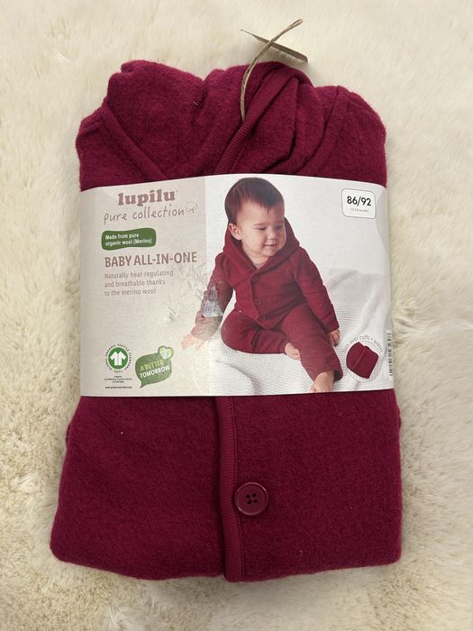 Lupilu kombinezon wełna merino 86/92 dla dziewczynki