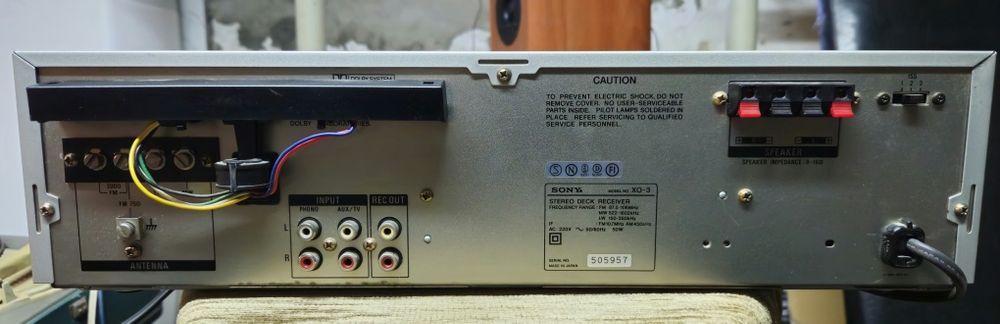 Sony XO-3 wzmacniacz amplituner magnetofon vintage