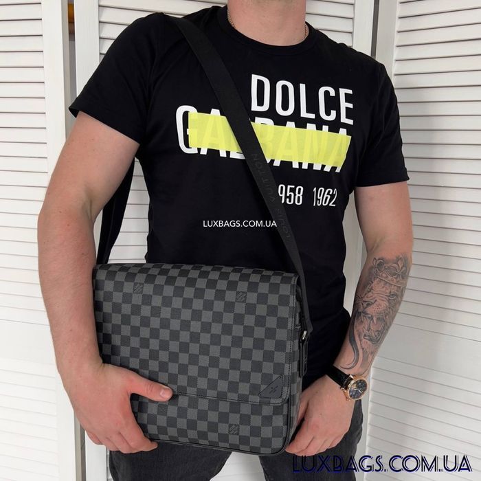 Мужская большая сумка через плечо Louis Vuitton