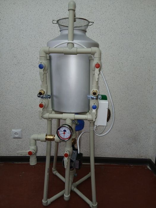 Аппарат стенд  для промывки печки ( отопителя) системы охлаждения