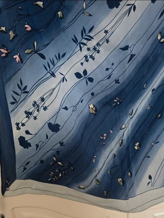 Kwiaty kwiatki kwiatuszki chusta apaszka boho artystyczna wiosna