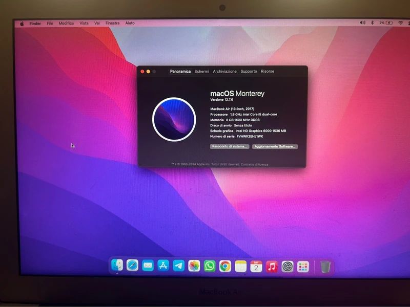 Apple MacBook Air 2017 13 polegadas com Carregador Original