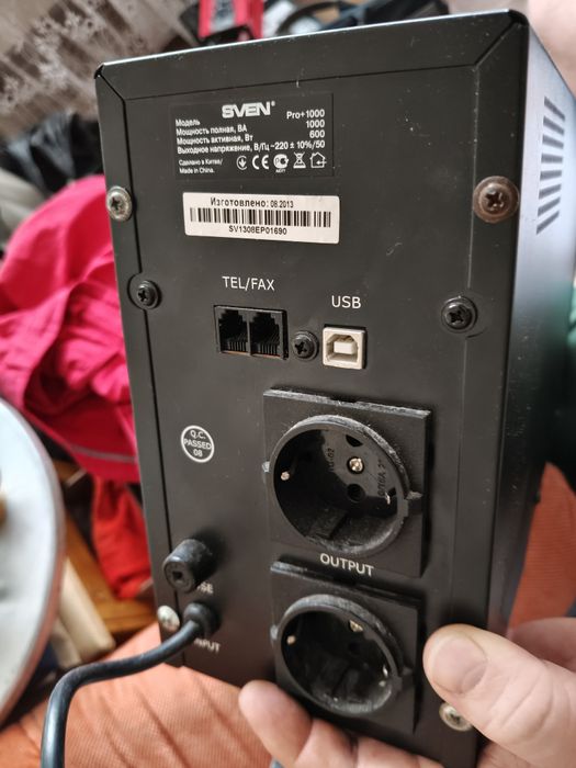 UPS/ИПБ Sven Pro+1000