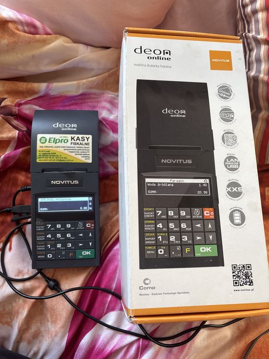 Kasa fiskalna NOVITUS deon online wyrejestrowana