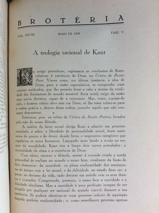 Brotéria. Revista Contemporânea de Cultura ,1932. Ver índice.