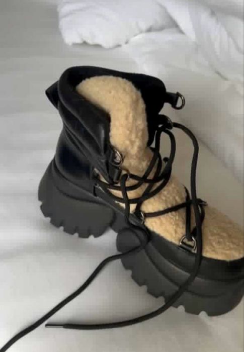 ботинки меховые