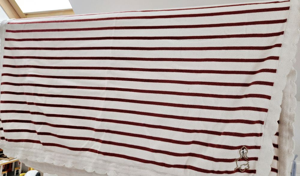 Koc kocyk ikea królik zająć falbanka 80 100