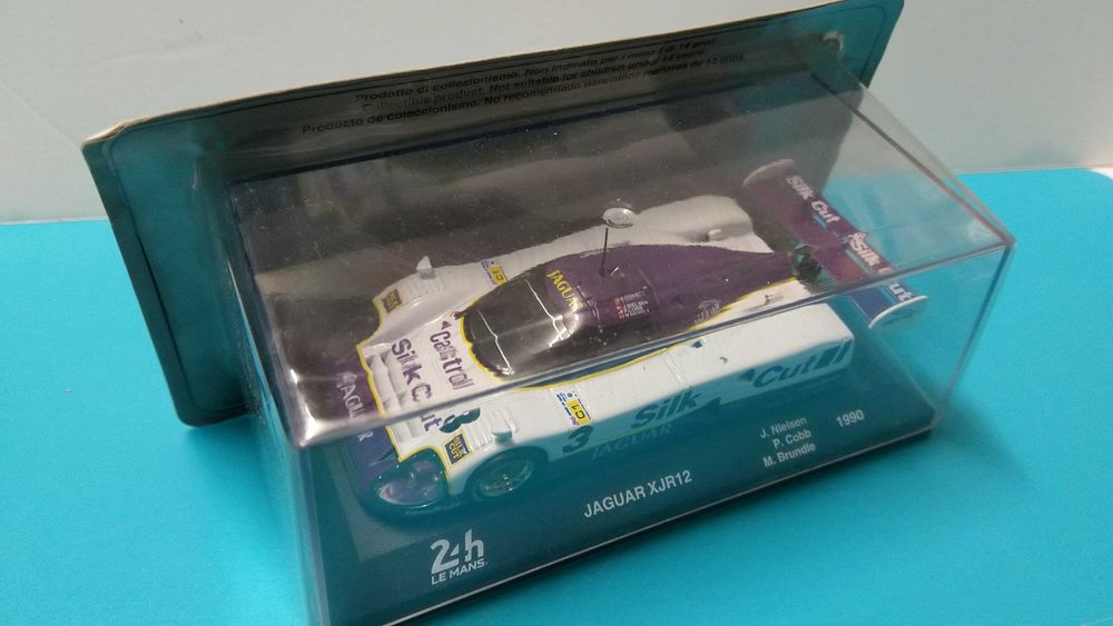 Jaguar XJR12 #3: Vencedor 24h Le Mans 1990 - Miniatura IXO escala 1/43