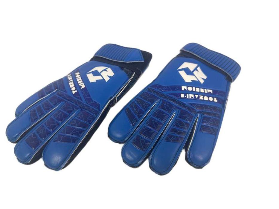 Rękawice bramkarskie Moresno  SIZE 5 NIEBIESKIE