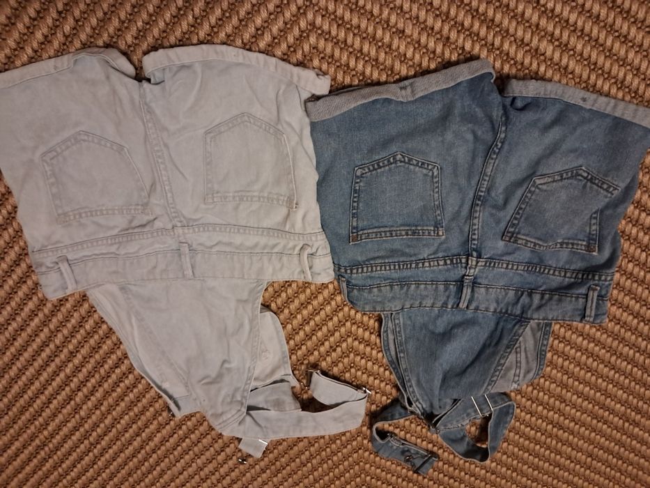 Spodenki ogrodniczki jeans Reserved jak nowe krótkie 146