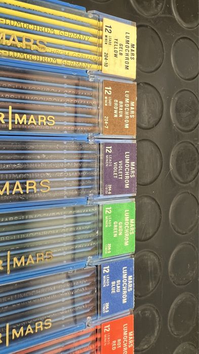 10 caixas Minas Lapiseira Steadler Lumochrom Lumograph