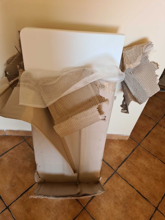 Parapet wewnętrzny MDF biały 90 x 39 x 3cm