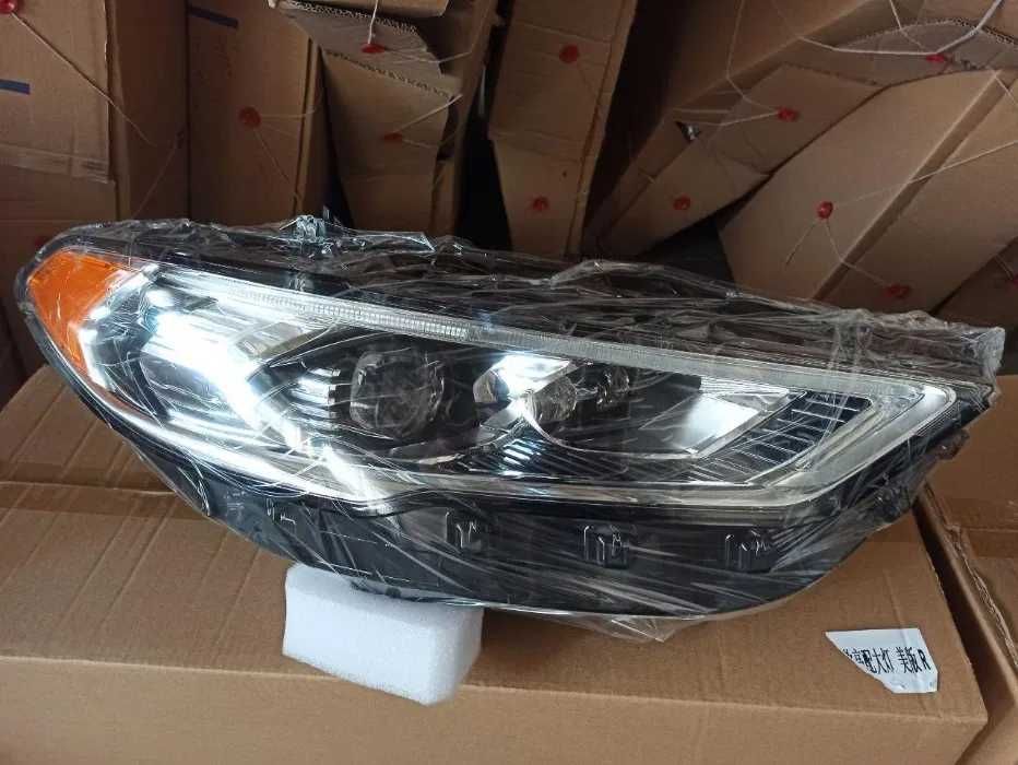 Фара галоген с желтым уголком  Led ДХО FORD FUSION 2017