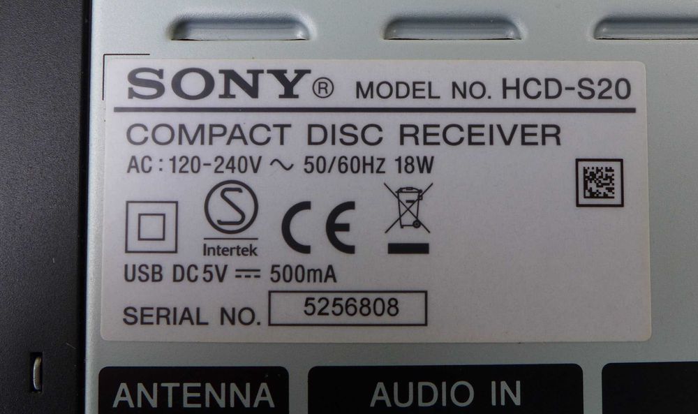 wieża Sony HCD-s20