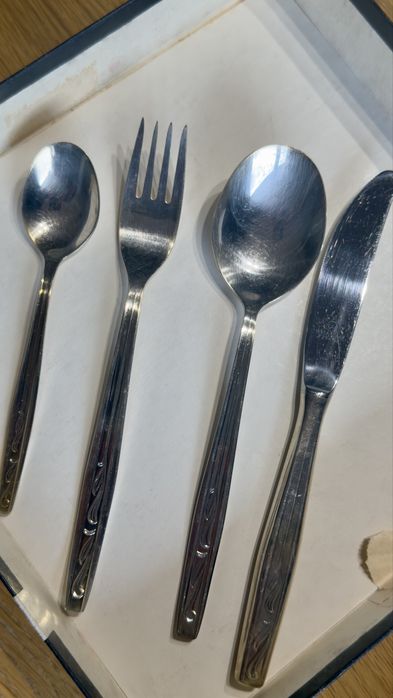 HEFRA komplet sztućców posrebrzanych Eros