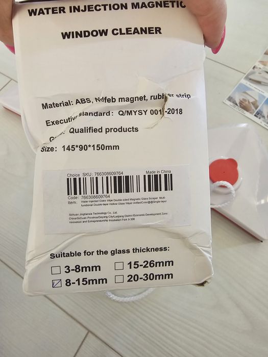 Myjka magnetyczna do szyb