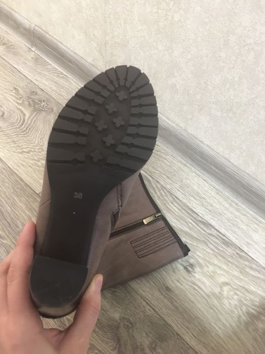 Сапоги женские кожаные