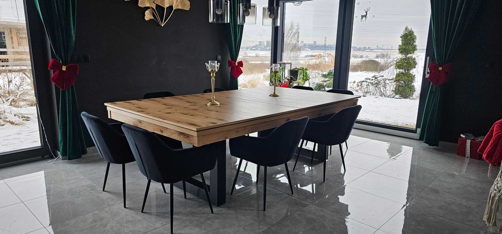 Stół do bilarda 3w1 blat jadalniany ping pong