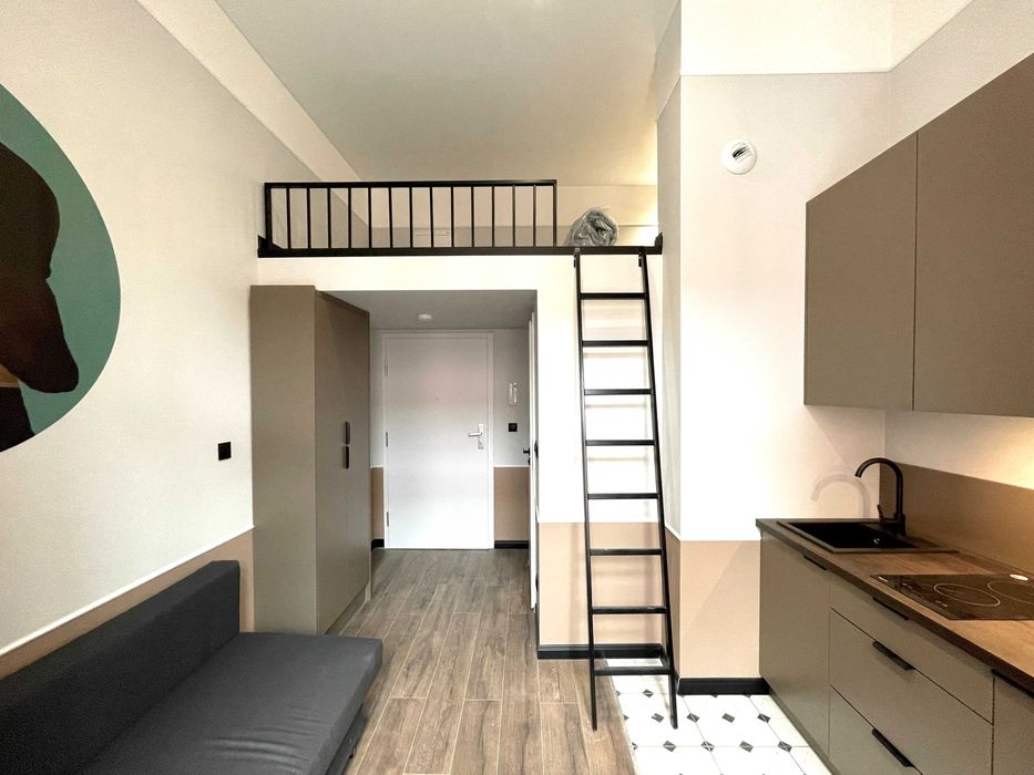 Kawalerka z antresolą | 14 m² | Legionów 54 | Zrewitalizowana kamienica