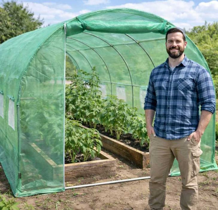 Розпродаж складу Теплиця з плівкою УФзахист Теплица парник пленка 10м2