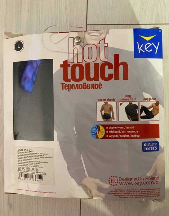 Термо-кофта, термокофта термобілизна термобелье key hot touch Розмір L