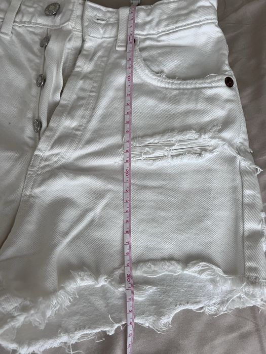 Міні шорти білі zara зара 32 xxs
