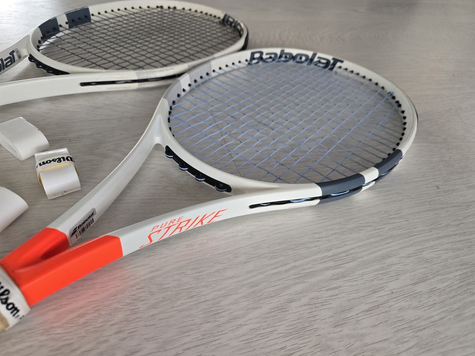 2x rakieta Babolat Pure Strike 2- gen. Tenis + owijki wilson