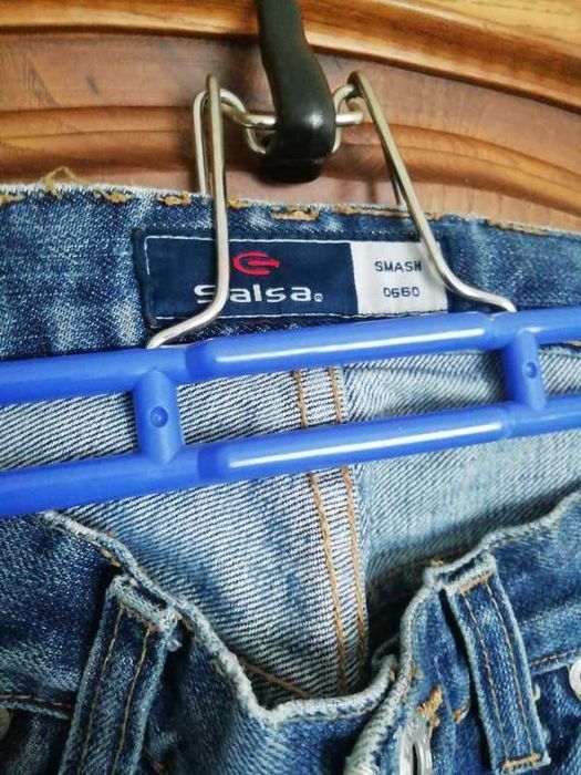 Calças de ganga da Salsa, boca de sino