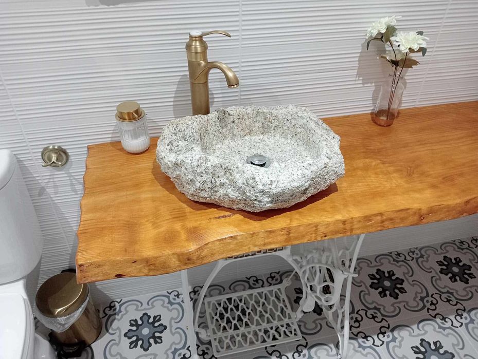 Lavatórios rústicos